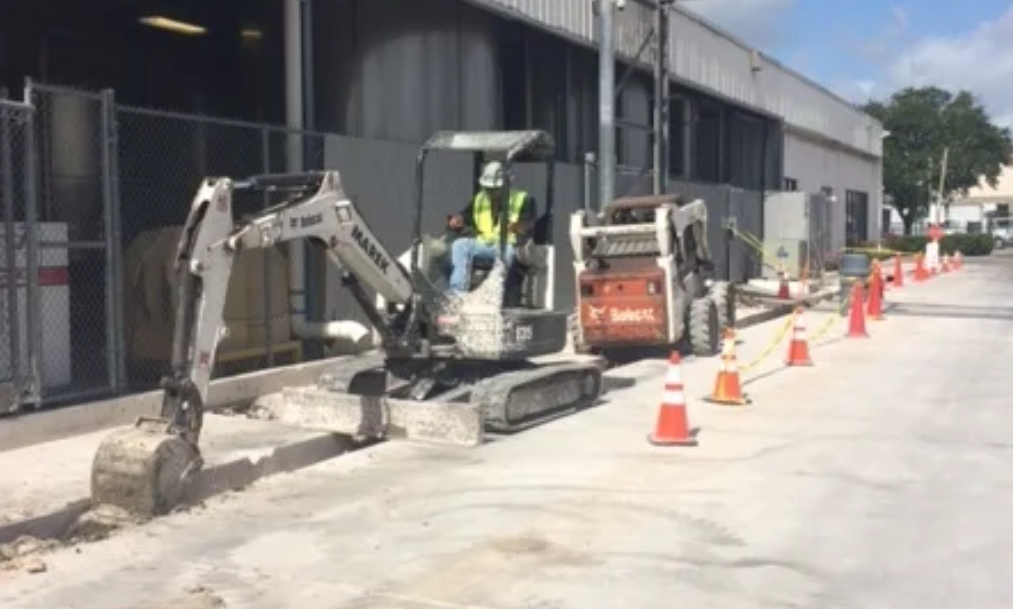 Soil excavation and backfilling — commercial project site work (8)